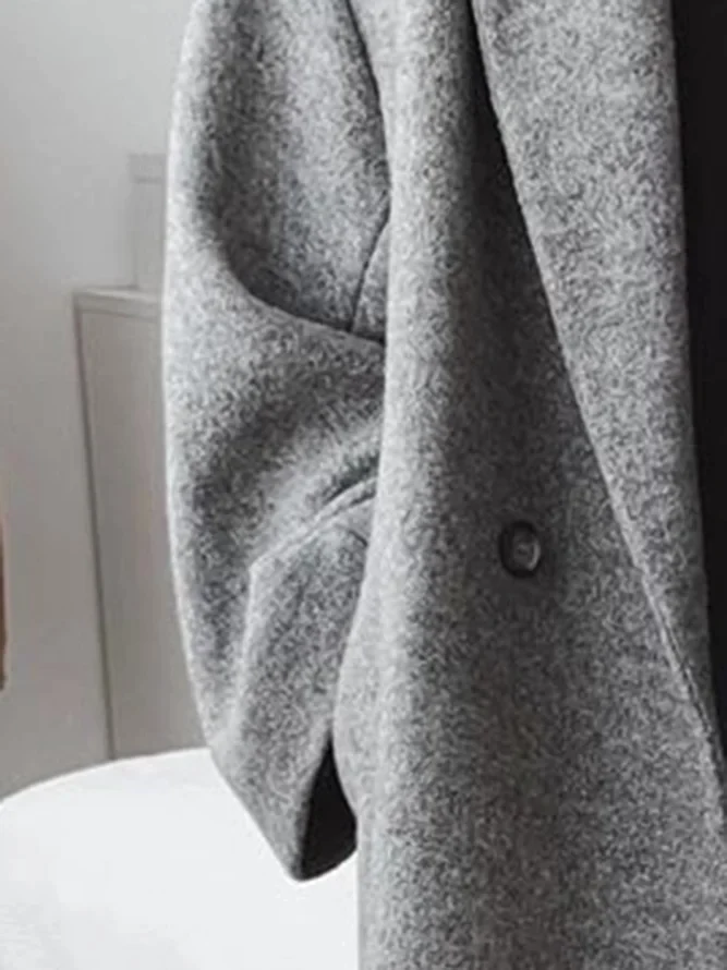 Manteau long d'hiver classique pour femmes