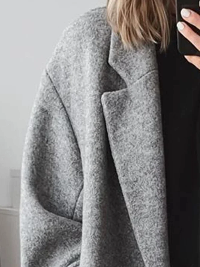 Manteau long d'hiver classique pour femmes
