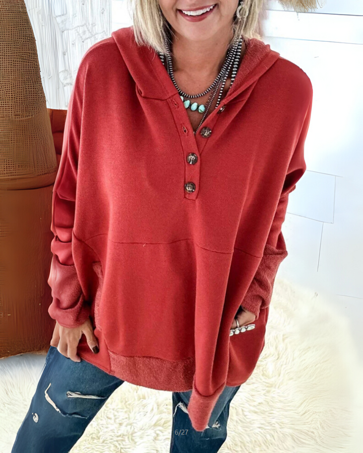 Pull en tricot moderne à coupe ample