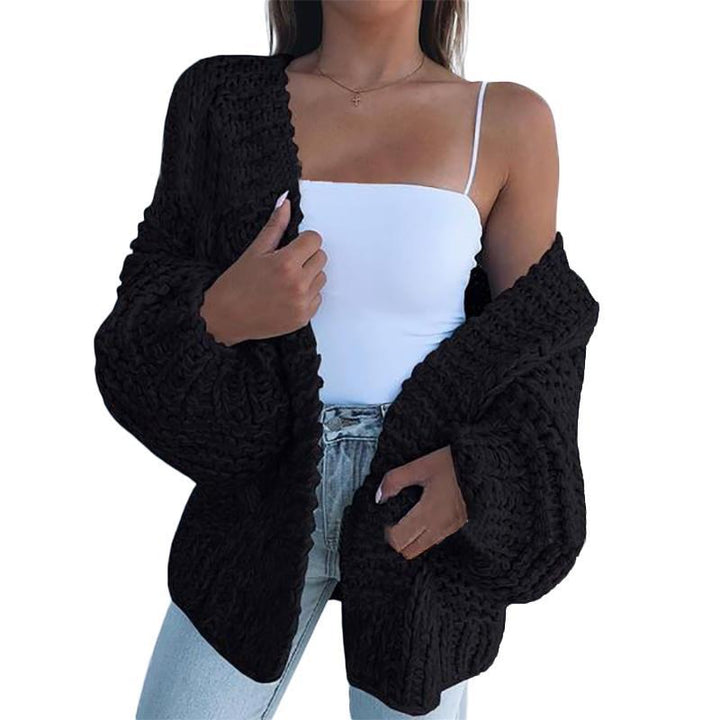 Cardigan en mohair épais pour femme