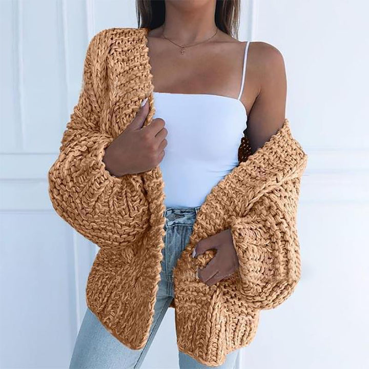 Cardigan en mohair épais pour femme