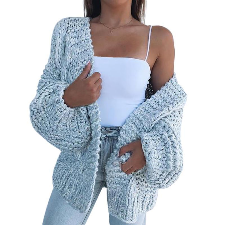 Cardigan en mohair épais pour femme