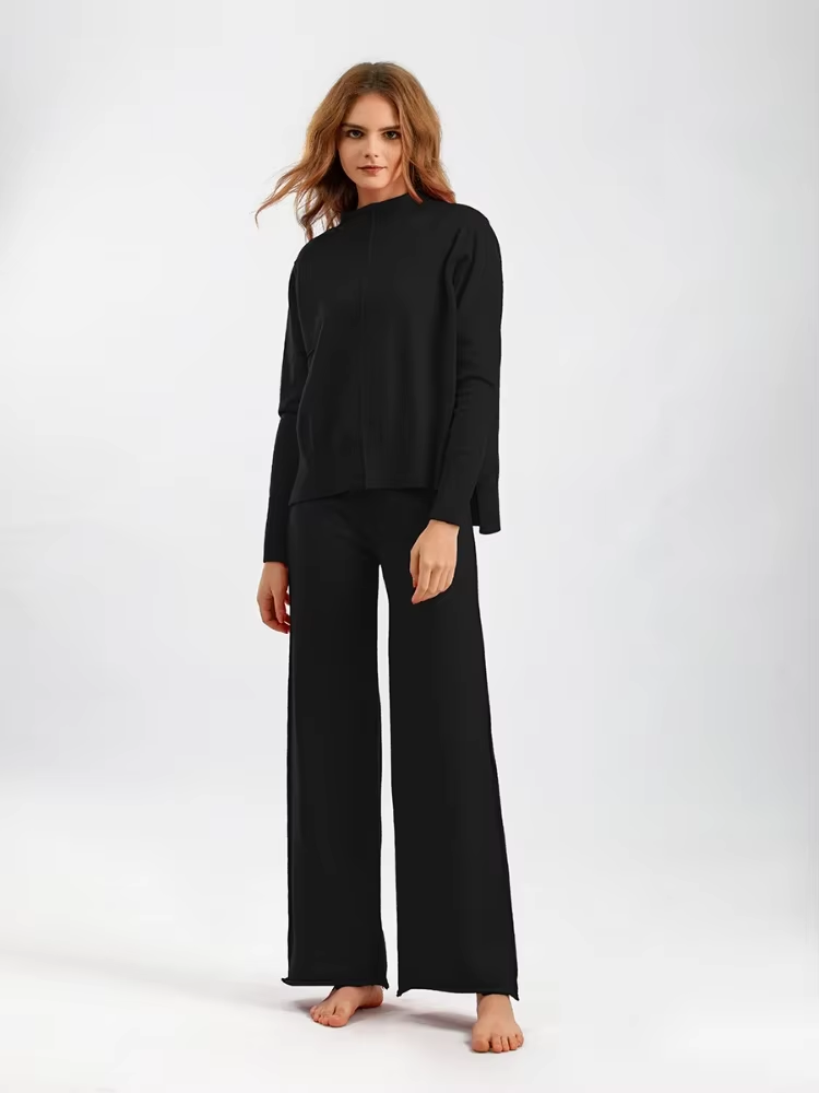 Roma™ - Ensemble pantalon et pull oversize épais et chaud en maille
