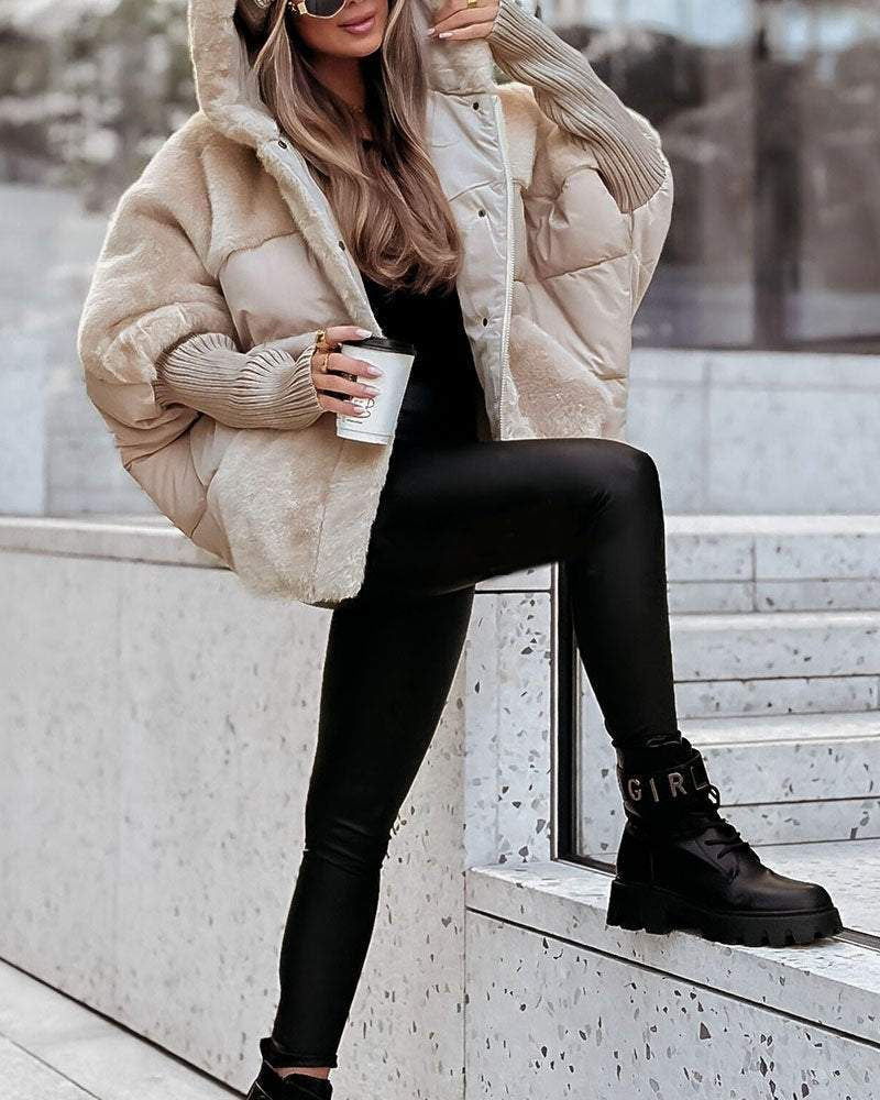 Veste thermique isolante à capuche