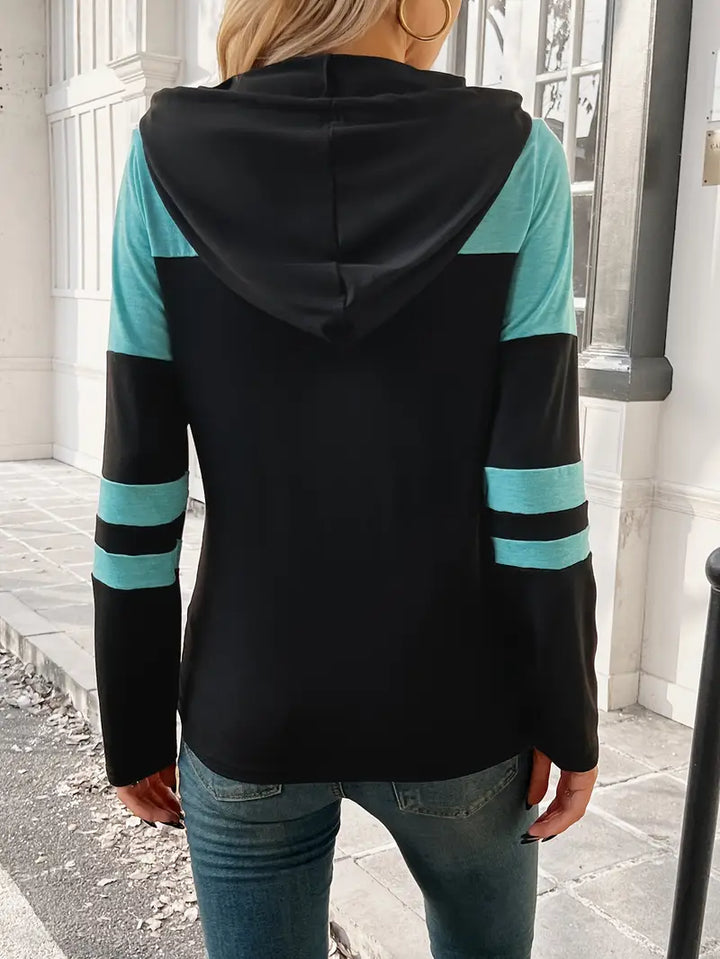 Sweat à capuche à manches longues Elegant Casual