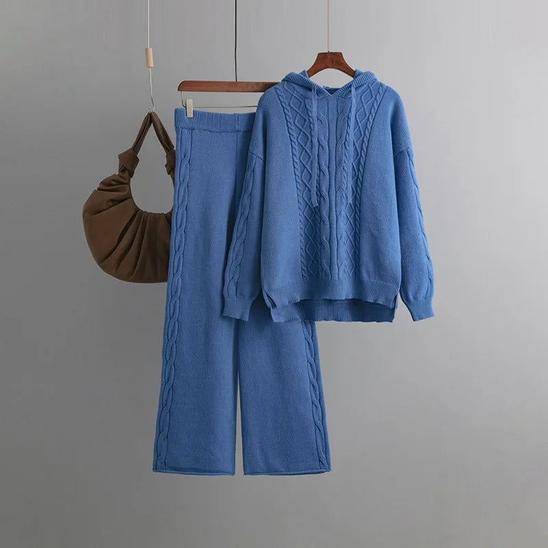 Roma™ - Ultra-confortable, ensemble de costume tricoté surdimensionné