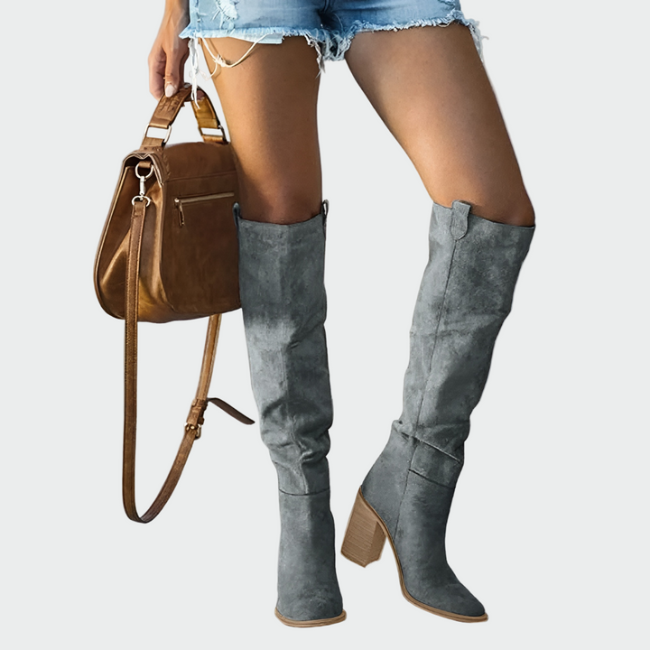 Bottes orthopédiques hautes en cuir