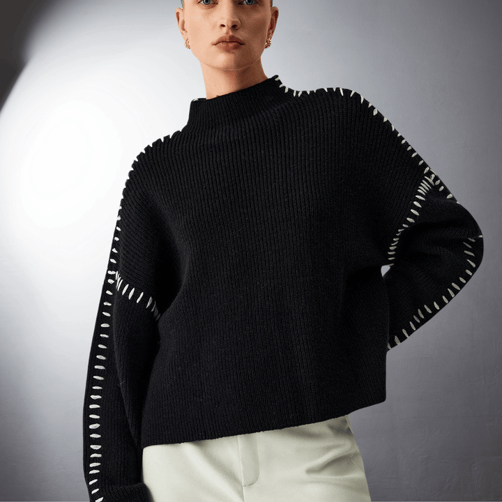 Pull à col roulé premium et confortable