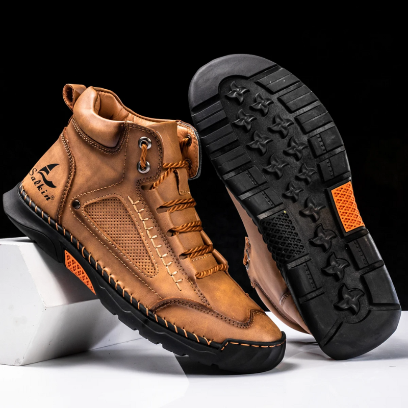 Chaussures High Top en cuir décontractées