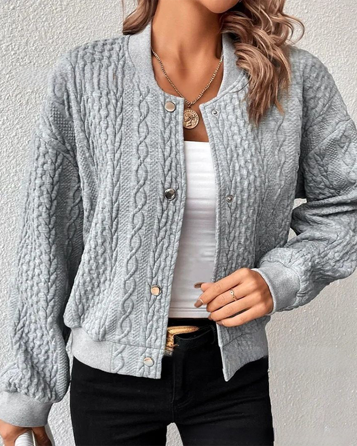 Lise | Gilet pull bomber élégant
