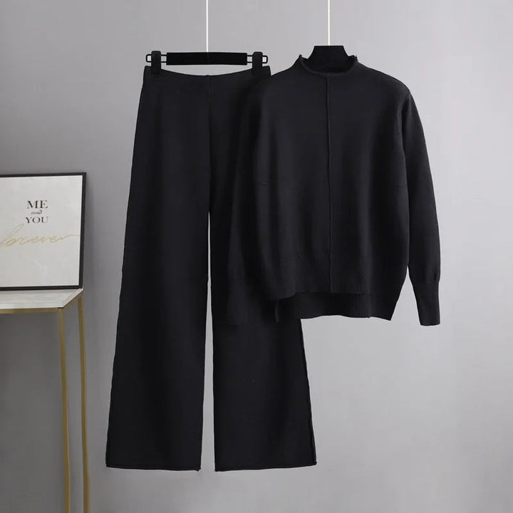Roma™ - Ensemble pantalon et pull oversize épais et chaud en maille