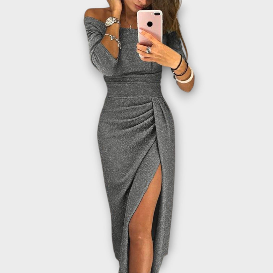 Robe bustier élégante – Silhouette intemporelle pour les mariages d'été ou les occasions chic en soirée