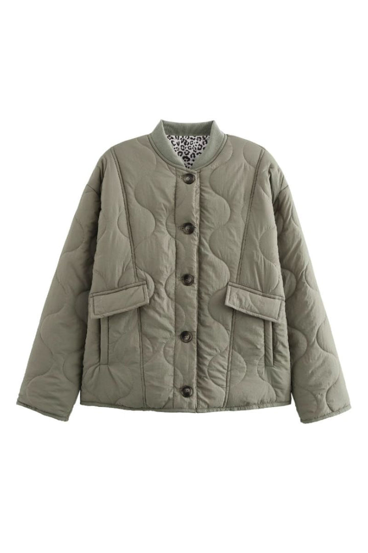 Veste matelassée légère à coupe ajustée