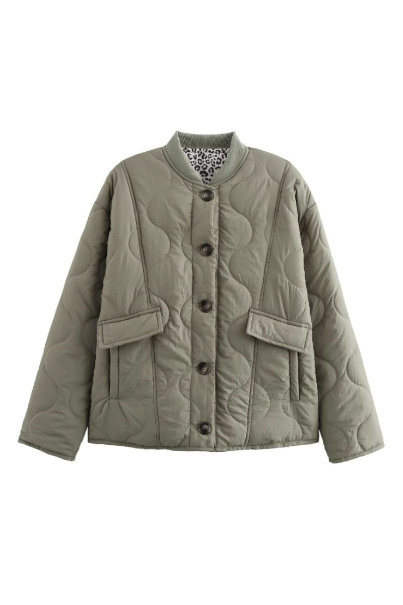 Veste matelassée légère à coupe ajustée