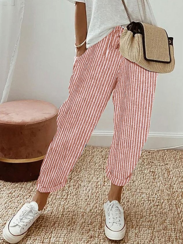 Pantalon Luxe en lin anti-transpiration