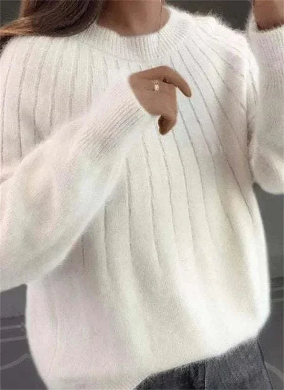 Pull-over en cachemire intemporel pour femme