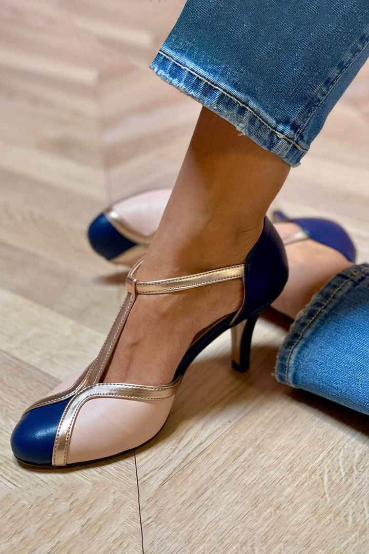 Talons T‑Strap confortables pour toute la journée