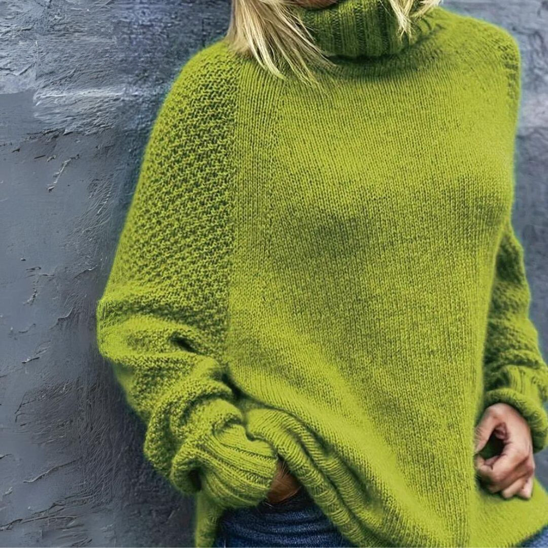 Angela | Pull élégant à col roulé