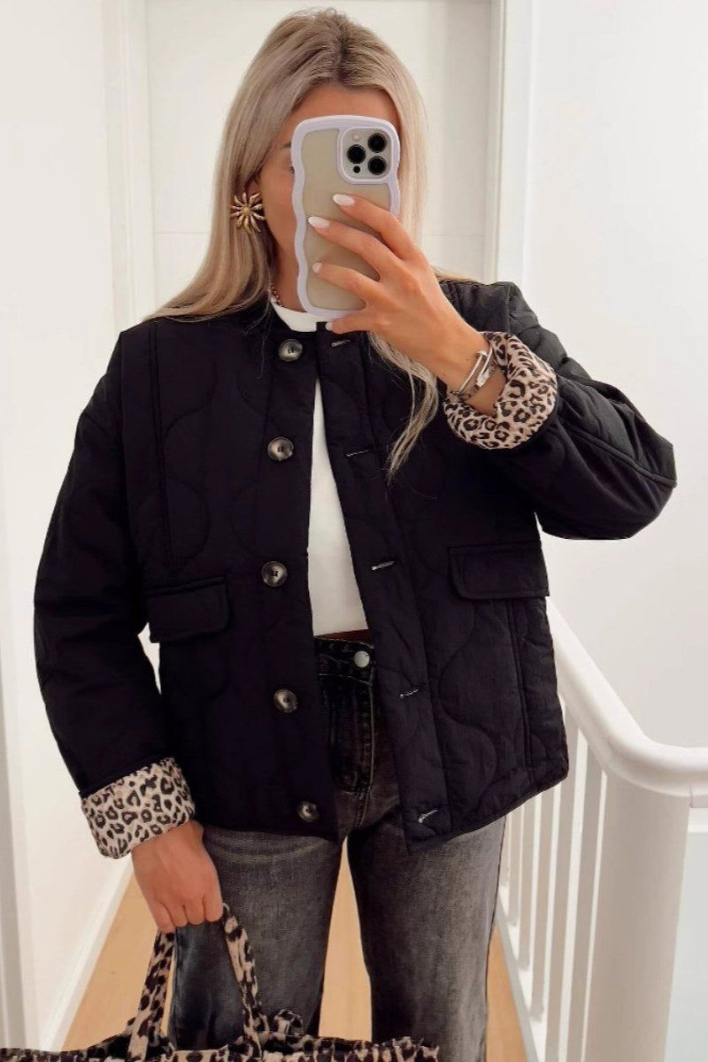 Veste matelassée légère à coupe ajustée