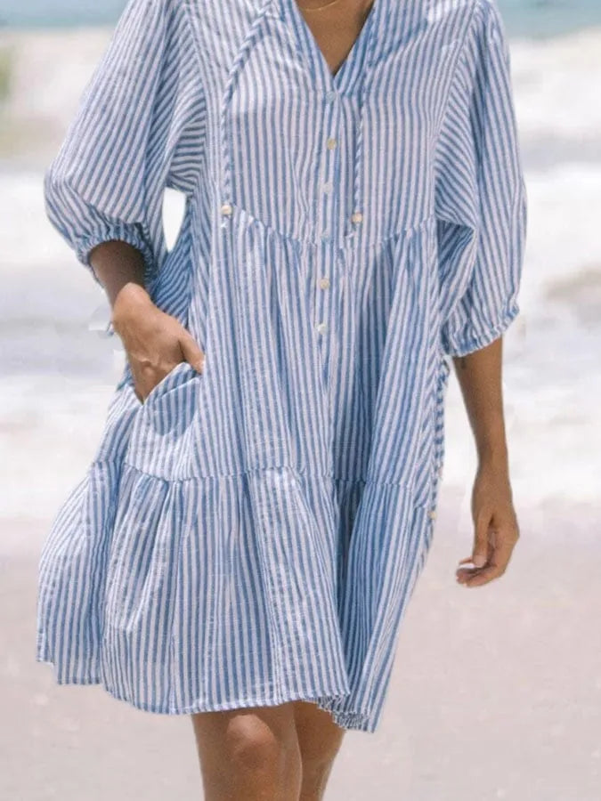 Robe élégante Wanderlight – Silhouette fluide pour les dîners au coucher du soleil et le style bord de mer