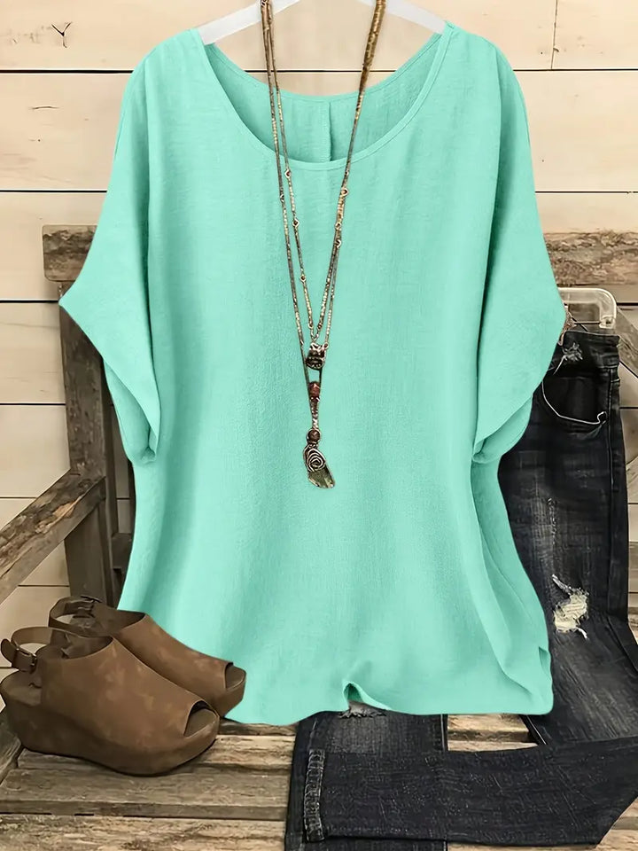 Blouse ample en coton Breezy Casual