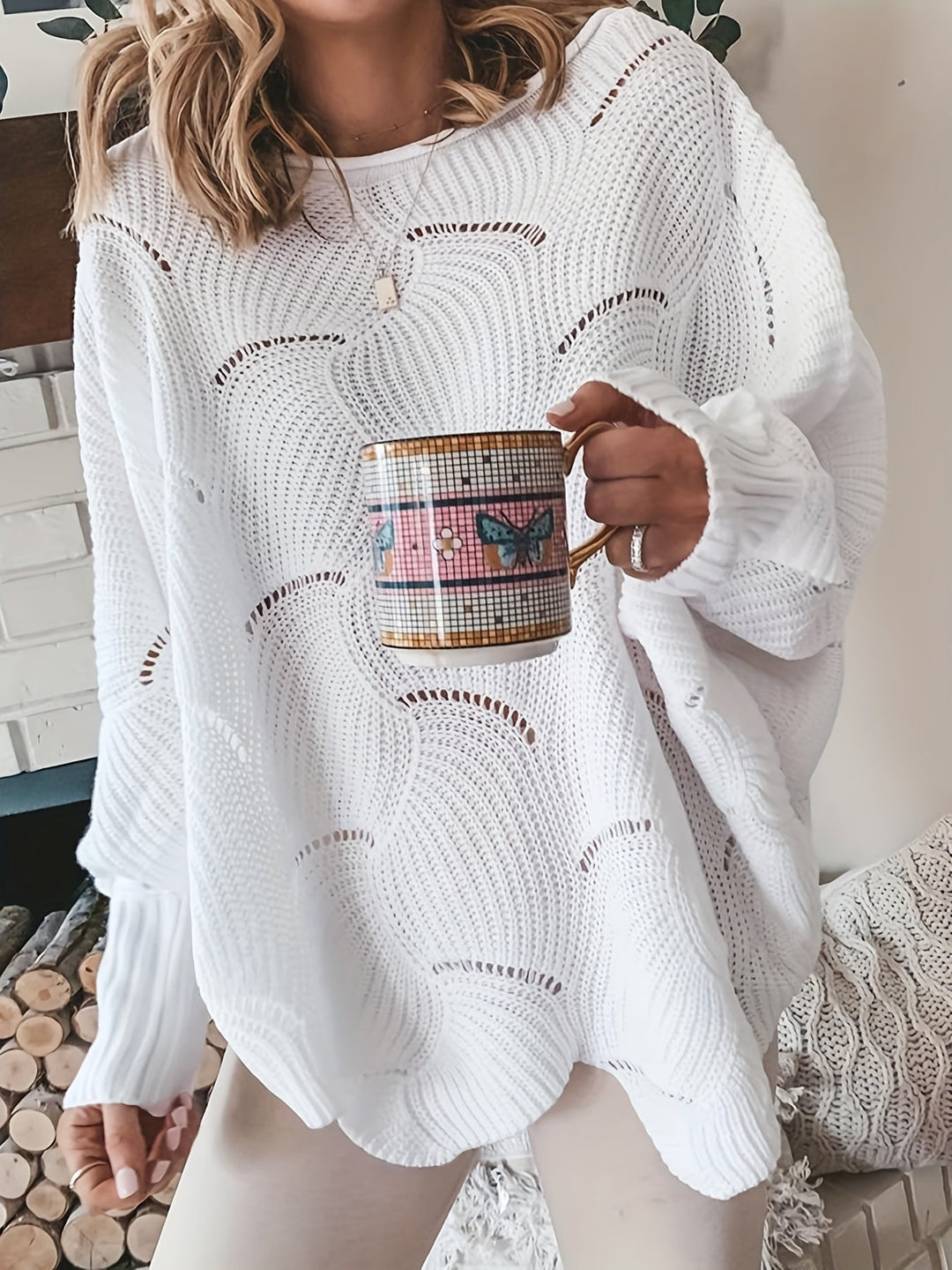 Pull élégant en maille pour femme