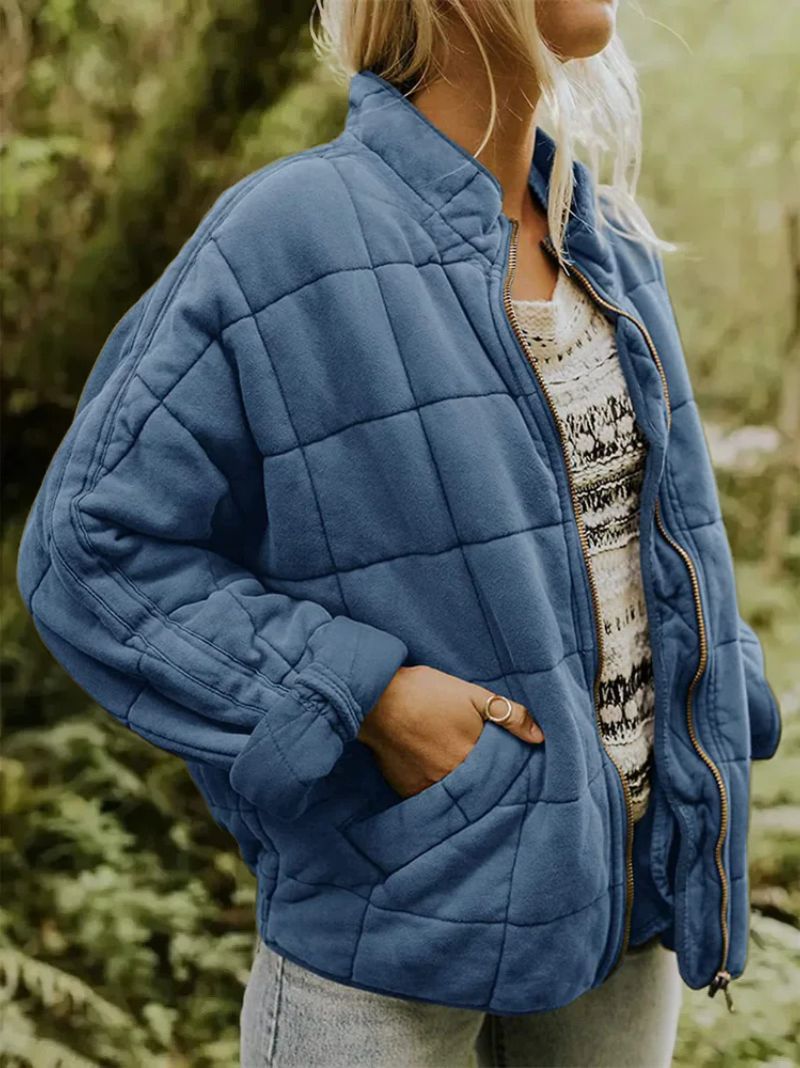 Veste blazer oversize à coupe chic