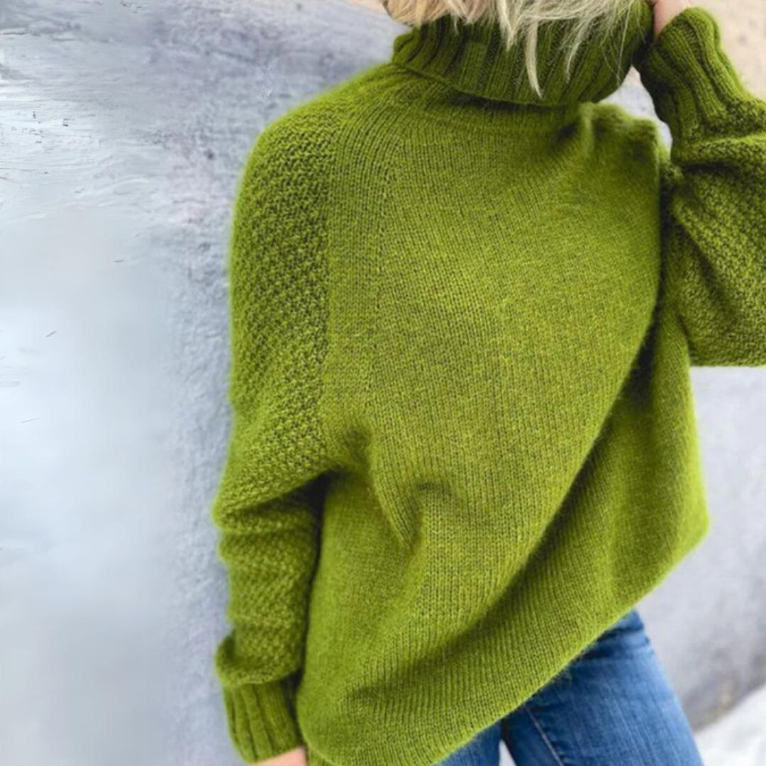 Angela | Pull élégant à col roulé