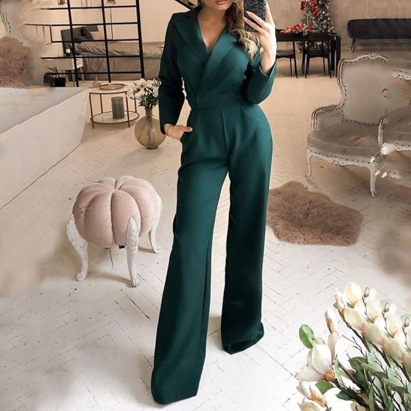 Combinaison enveloppante formelle pour femme