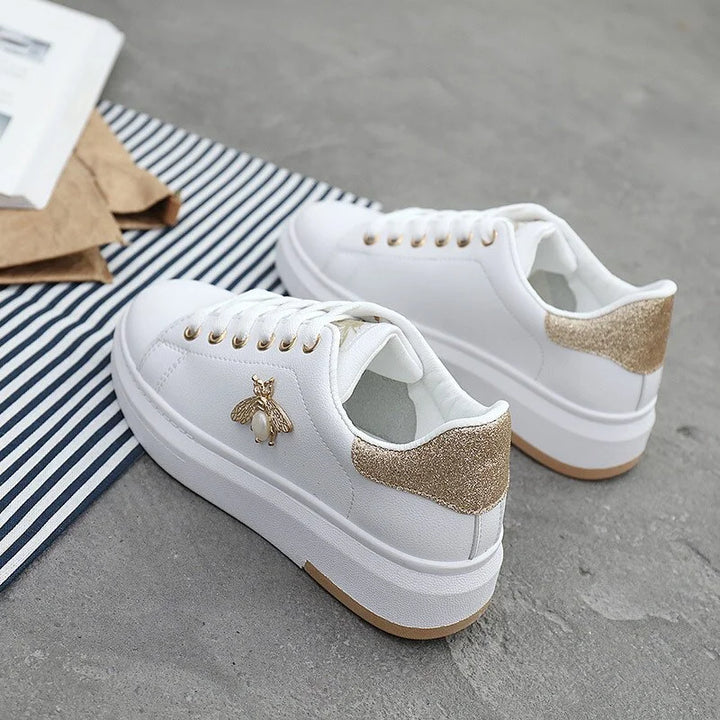 Chaussures à plateforme tendance en cuir PU