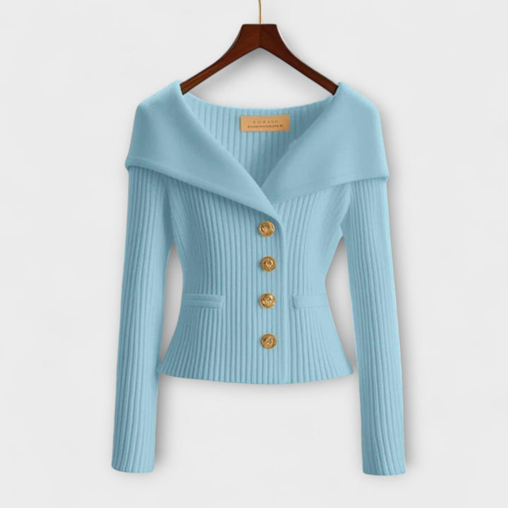 Veste en tricot texturée et chaude pour femmes
