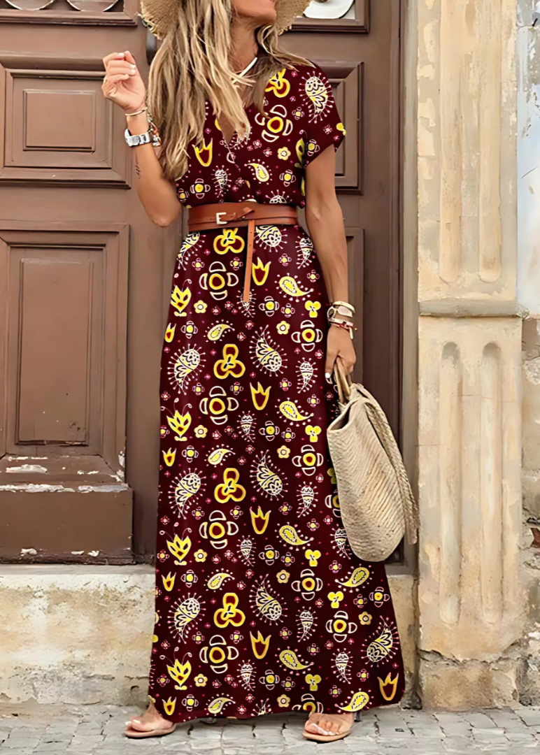 Robe longue bohème et fluide