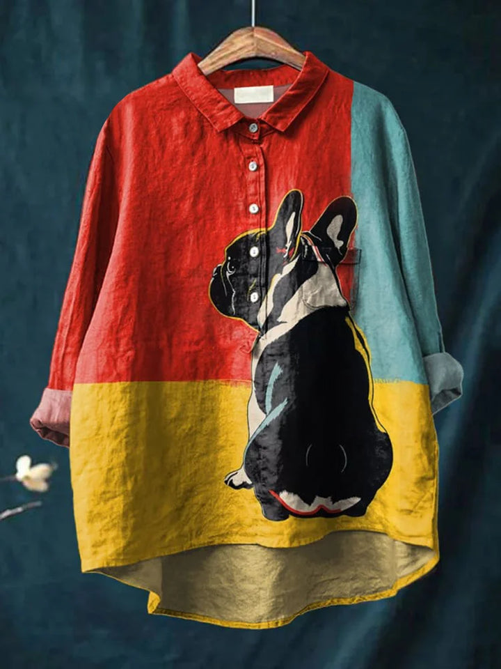 T-shirt pour amoureux des chiens avec l'illustration de Milo