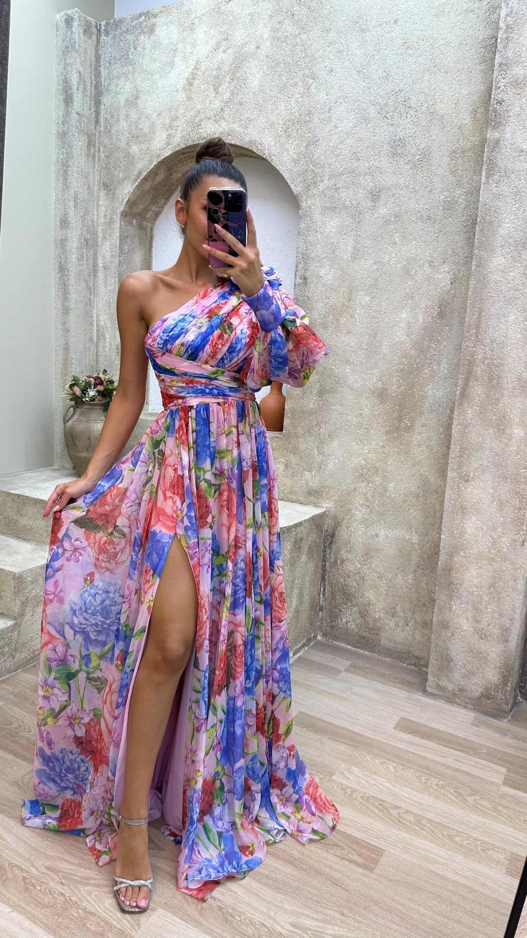Robe longue légère au tombé élégant