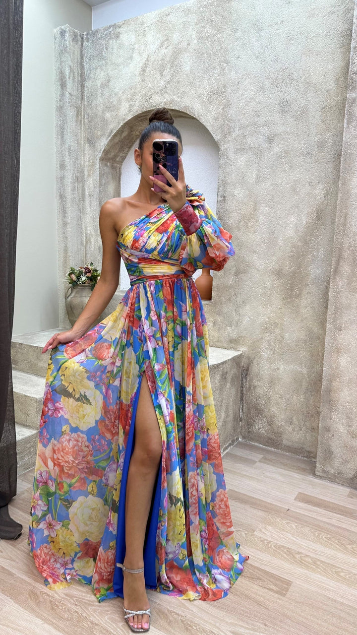 Robe longue légère au tombé élégant