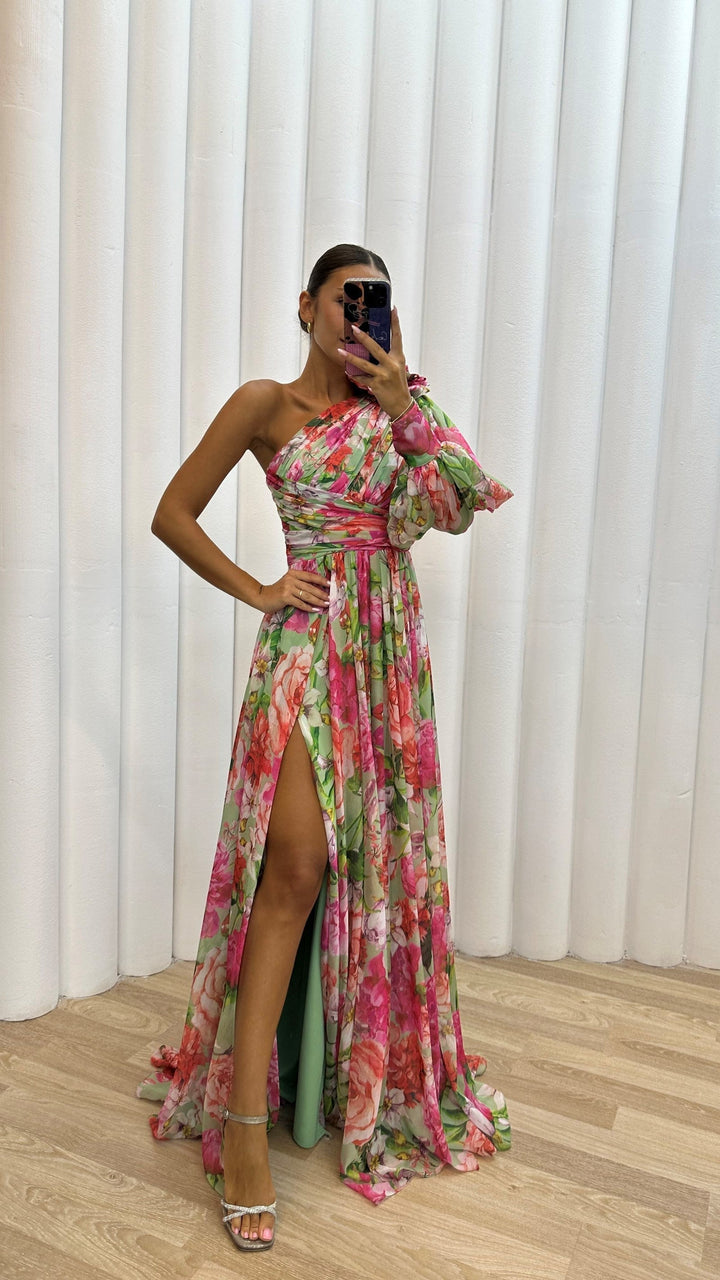 Robe longue légère au tombé élégant