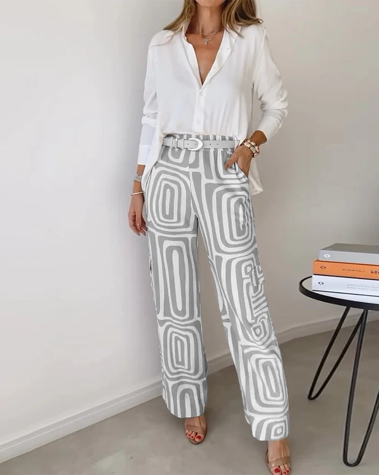 Ensemble Top Confortable et Élégant