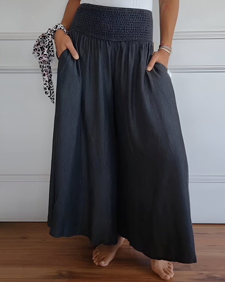 Pantalon confortable avec taille élastique