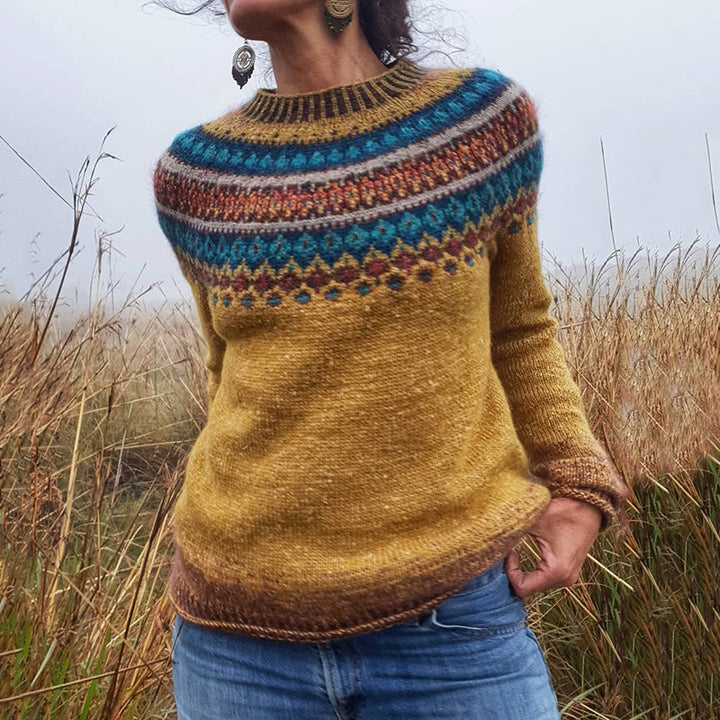 Bea - Pull en maille coloré