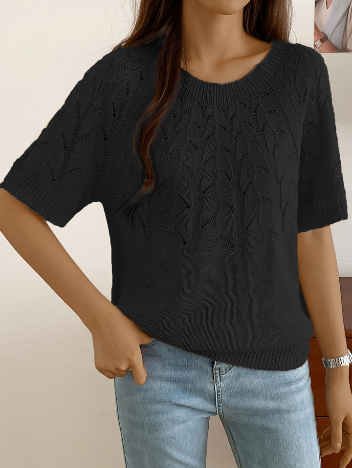 Haut en maille ajourée Chic