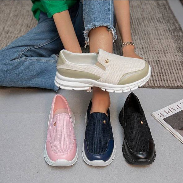 Baskets de marche confortables en mesh pour femme