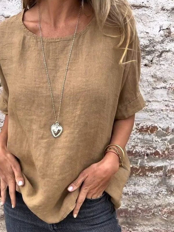 Blouse Minimaliste Soft Touch