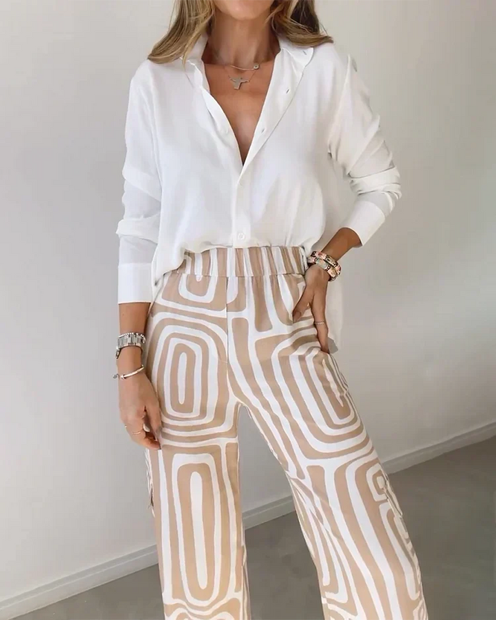 Ensemble Top Confortable et Élégant