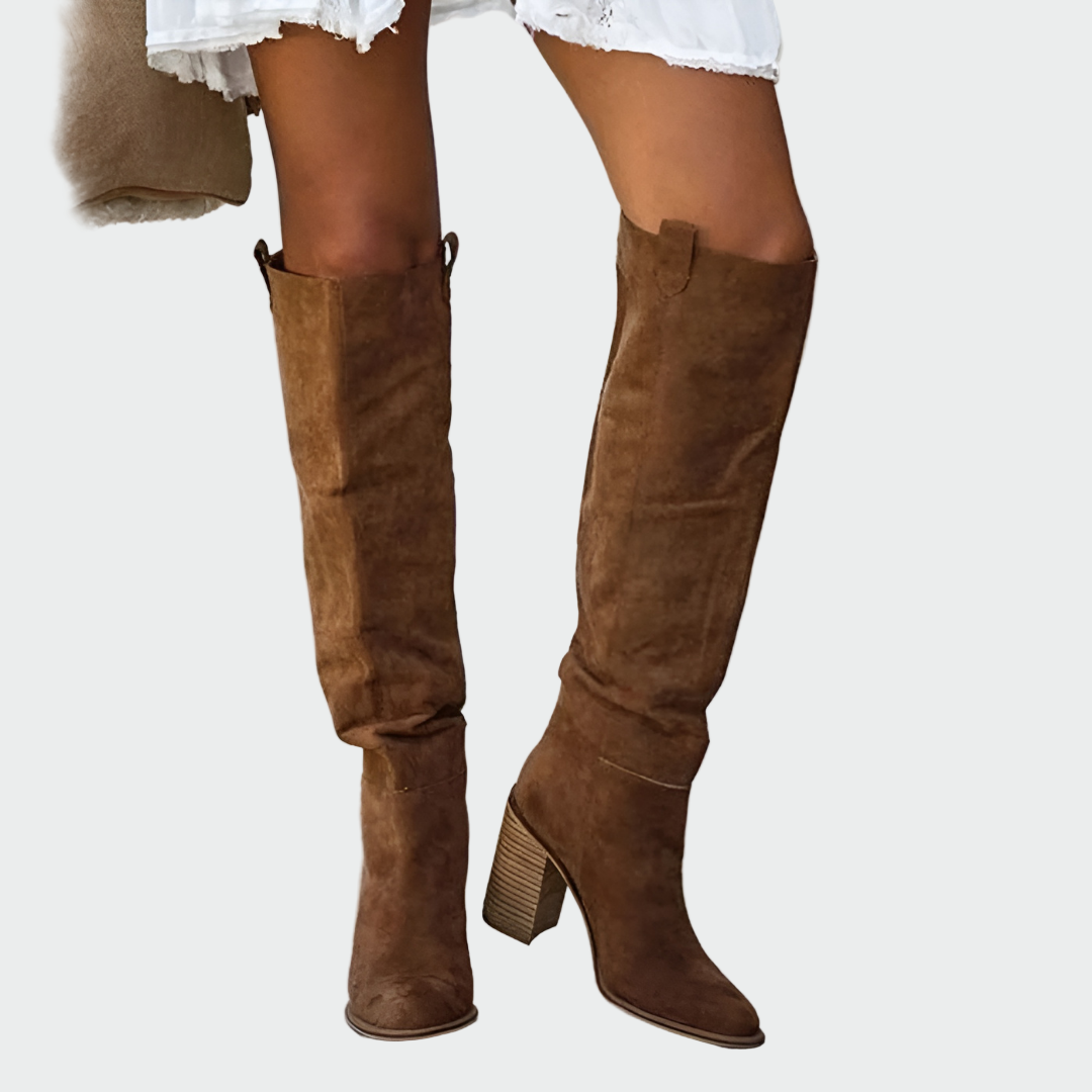 Bottes orthopédiques hautes en cuir