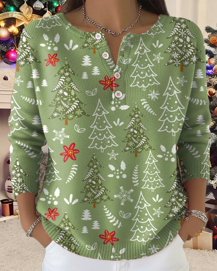 Pull à motif de Christmas Tree