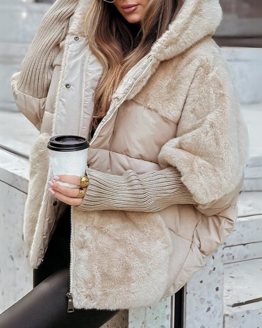 Veste thermique isolante à capuche