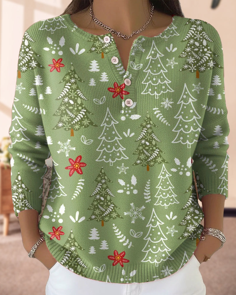 Pull à motif de Christmas Tree