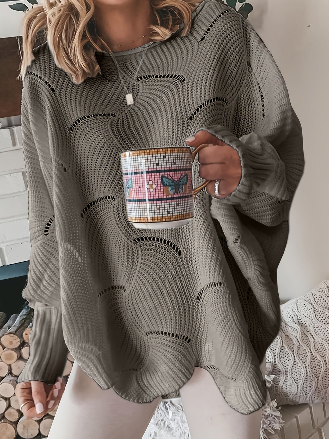 Pull élégant en maille pour femme