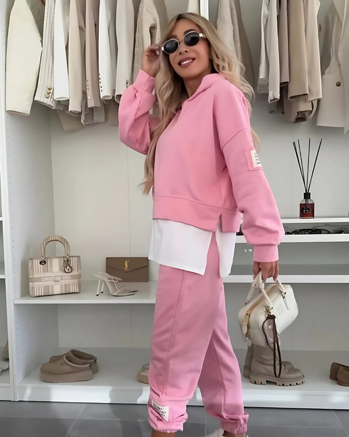 Ensemble haut et pantalon assortis confortable
