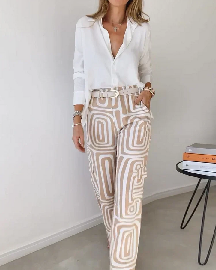 Ensemble Top Confortable et Élégant